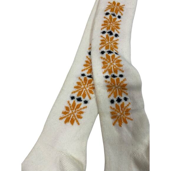 VTG Socks Knee Hi Luxuries Socks 70's NOS 9-11 Colorful Hi Bulk Orlon Acrylic - Picture 3 of 5